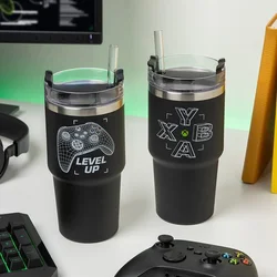 Potovalni termo lonček Paladone XBOX Gamer Cup - črn, 600 ml
