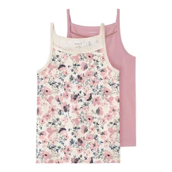 NAME IT Spodnja majica NOSTALGIA FLOWER, roza