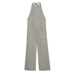 Pull&Bear Kombinezon siv denim