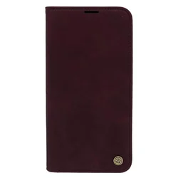 Maska za telefon LEATHER RETRO FLIP za Iphone 14 Pro Max, Bordo