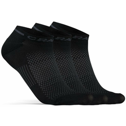 Čarape Craft Core Dry Shaftless 3-Pack Veličina čarapa: 40-42 / Boja: crna