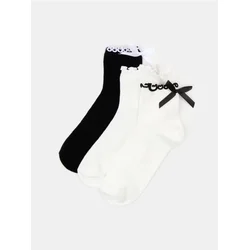 Sinsay - Visoke čarape 3 pack - šareno