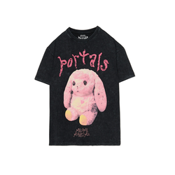 Cropp - Crna majica kratkih rukava s printom Melanie Martinez - CRNO