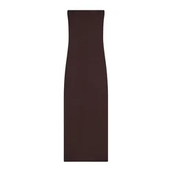Bershka Obleka čokolada