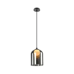 Luster na sajli KLEA 1xG9/15W/230V zadimljeno crna