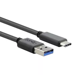 E-GREEN Kabl 3.0 USB A - USB 3.1 tip C M/M 2m crni