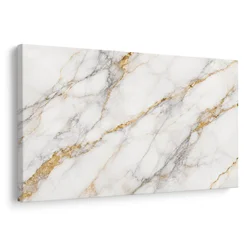Slika bel marmor z zlatom - 40x30