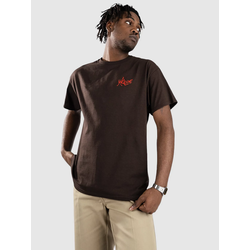 Welcome Twin Spine Printed T-shirt dark chocolate Gr. M