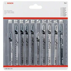 BOSCH Set listova za ubodne testere Clean Precision 10/1