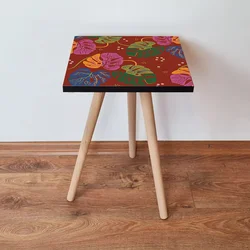 Hanah Home Klub sto Shp140, 35x42x35 cm, Šareni