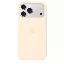 iPhone 17 Pro Max Silicone Case with MagSafe – Vanilla
