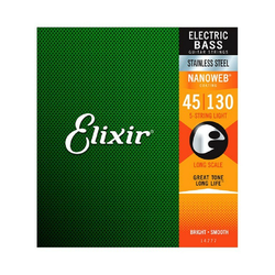 ELIXIR 45-130 NANOWEB 5STR ŽICE ZA BASS 5.žica STAINLESS