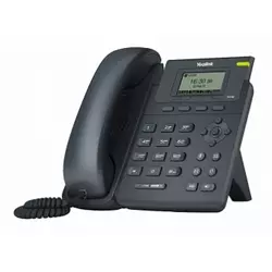 Yealink SIP-T19, Entry Level IP Phone (without PoE) 1 SIP accounts, 132 x 64-pixel graphical LCD, 4 Soft Keys, 3-way conferencing, XML Phonebook, 2xLAN ports, Headset, with PSU (SIP-T19 E2)