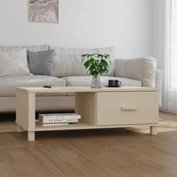 Stolić za kavu HAMAR boja meda 100x55x35 cm od masivne borovine