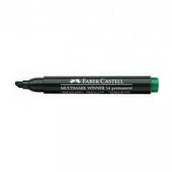 Faber Castell permanent marker zeleni kosi vrh 54 13933 (157963) ( 3636 )