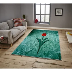 Conceptum Hypnose Tepih Asr Crpt-29, Pravougaoni, 100x140 cm, Zeleni