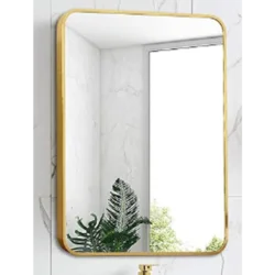 Ceramica lux Ogledalo alu-ram 60x80, gold, bez led-a - CL25 300047