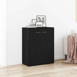 Komoda crni hrast 60x30x75 cm Inženirsko drvo