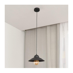 Luster na sajli SORAPIS 1xE27/15W/230V crna