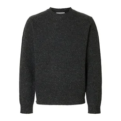 SELECTED HOMME Pulover Neil temno zelena