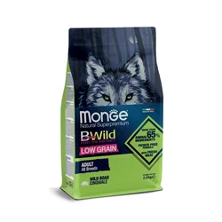 Monge BWild Low Grain Hrana Za Pse, Divlja Svinja, Za Sve Rase, Adult, 2.5kg