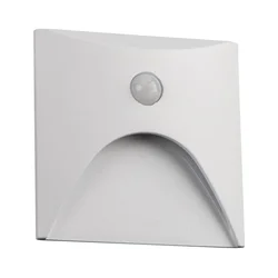 Kanlux 39141 - LED svetlo za stepenice sa senzorom EXIN 2,5W/230V 4000K IP65 belo kvadratno