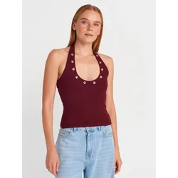 Dilvin Top burgund