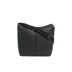 LACOSTE Torba za čez ramo črna