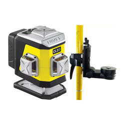NIVEL SYSTEM Križni linijski laser, zeleni ž. CL3G + LP-36
