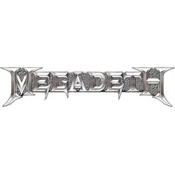 Megadeth Chrome Logo Odznak