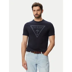 Guess Majica M6YI71 K3745 Mornarsko modra Slim Fit
