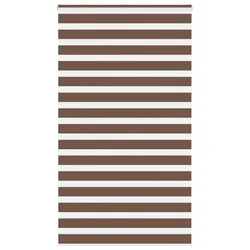 Zebra zavjesa Smeđa 120x230 cm Širina tkanine 115,9 cm Poliester