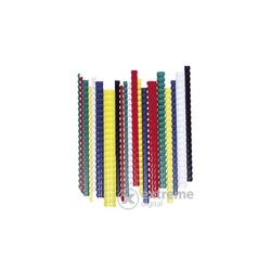 Spirala PVC 8 mm 1/100 Fellowes bela