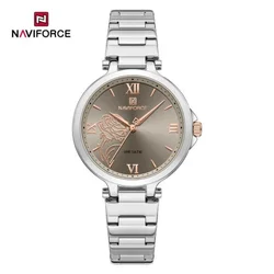 Naviforce nf5060 ženski ručni sat kvarcni mehanizam sivi ( NF5060 SIVI )
