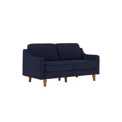 ATELIER DEL SOFA 2-Seat Sofa Robin 2 Night Blue Walnut