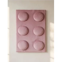 Sinsay - Baršunasti tapacirani panel u obliku kocke - pastelno roze