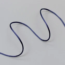 ARTFABRIC STORE Satenska traka, Tamnoplava, 2 mm, 10m