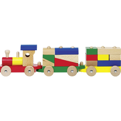 Drvena igračka Goki – Vlak s ciglama, Rim