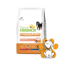 Natural Trainer Sensitive No Gluten Medium&Maxi Adult Salmon 3kg, Suva Hrana