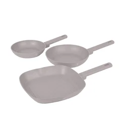 Berlinger Haus Set tiganja Taupe Collection BH-8109, 3 komada, Smeđi