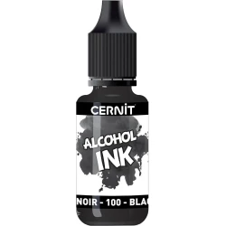 Cernit Alcohol Ink Akrilno črnilo Black 20 ml 1 kos