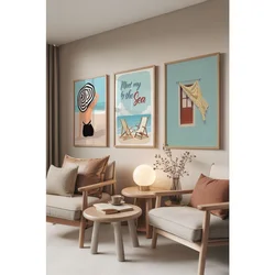 Č-300862 - 3040 Set dekorativnih slika u više boja (3 komada)