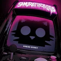 Samurai Pizza Cats - Press Start (Limited Edition) (Pink/Lilac Splatter Coloured) (LP)