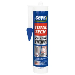 TOTAL TECH EXPRESS, Lepilo in tesnilna masa, 290 ml, bela - Bela - CEYS - 24 - 14