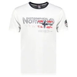GEOGRAPHICAL NORWAY Majica kratak rukav jisland db white men 254 M