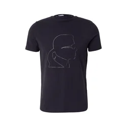 Karl Lagerfeld Majica marine/temno siva