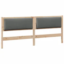 Vidaxl Vzglavje Drugo Rjava 180 cm Trdna borovina
