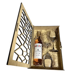 Zvonko Bogdan 4 konja debela Gift Box 2 čaše - model saće