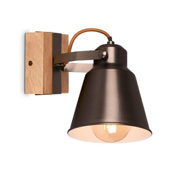 Briloner 2406-014 - Zidno reflektorsko svetlo RETRO 1xE27/40W/230V braon