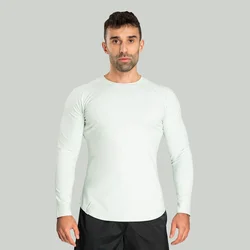 GymBeam Majica dugih rukava Nebula Moon Grey - STRIX XL